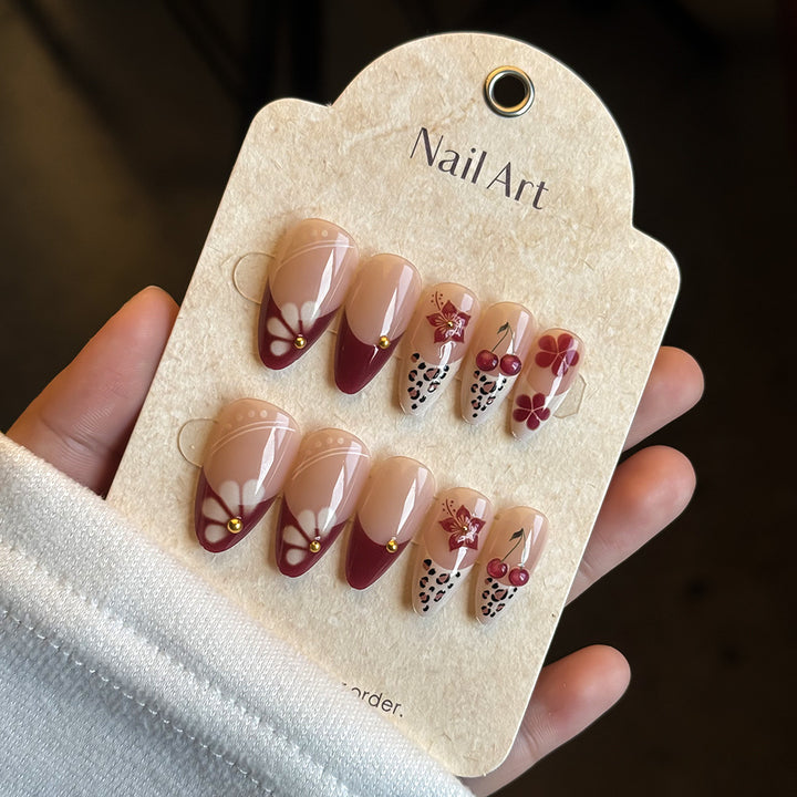 Elegant Decorative Press-On Nail Collection Bowlift