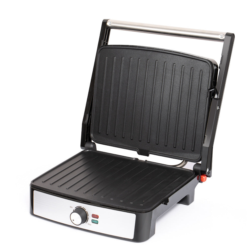 Electric Grill Press with Non-Stick Cooking Surface Bowlift