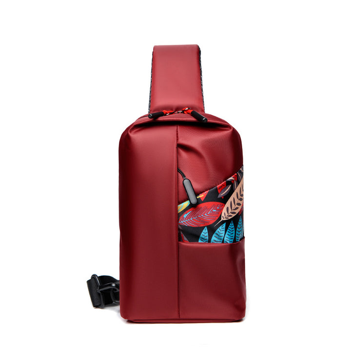 Stylish Floral Print Sling Bag Bowlift