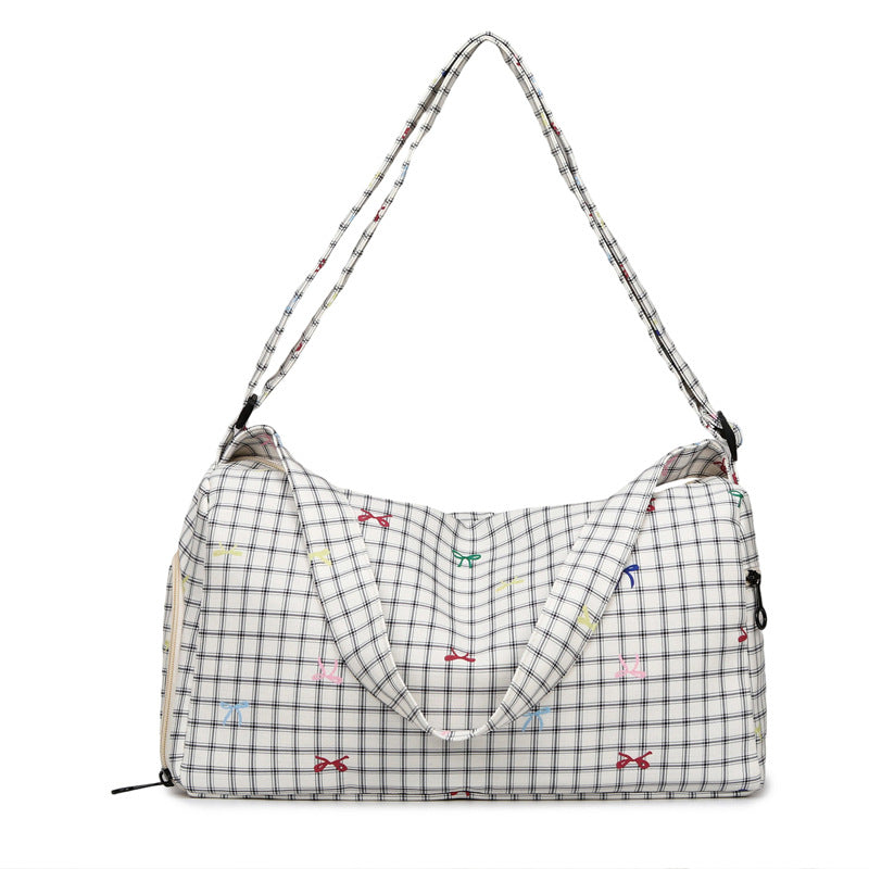 Sporty shoulder bag with unique star pattern Bowlift