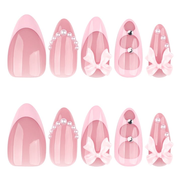 Artful stiletto nails with delicate accents Bowlift