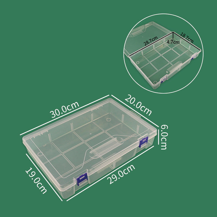 Multi-Compartment Modular Craft Storage Box Bowlift