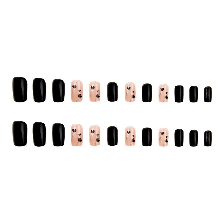 Creative Nail Tips with Heart Motifs Bowlift