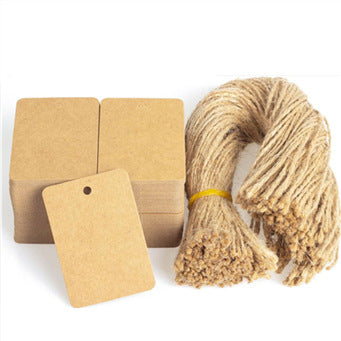 Blank Tag Cards Bowlift