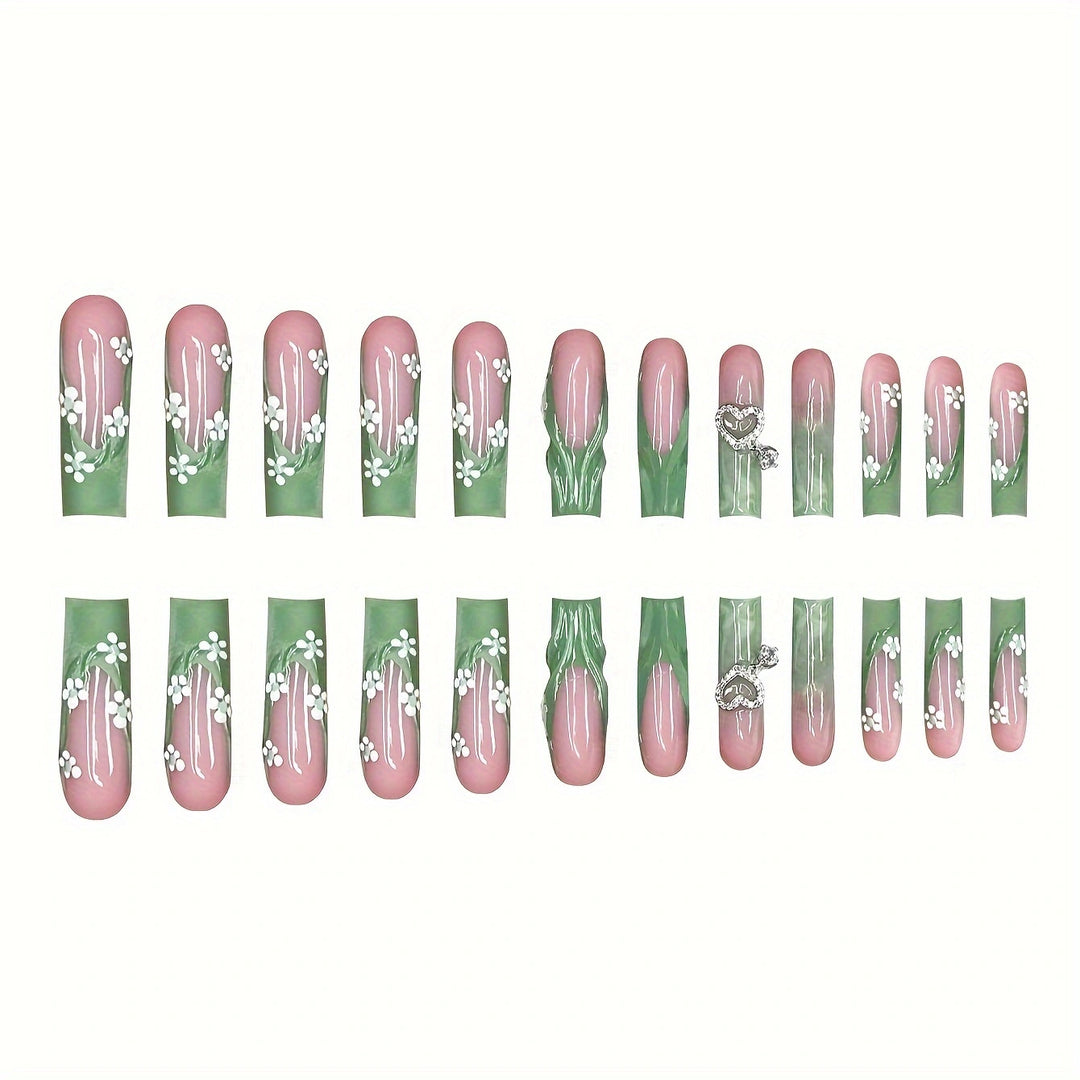 Floral 3D Decorative Nail Art Bowlift