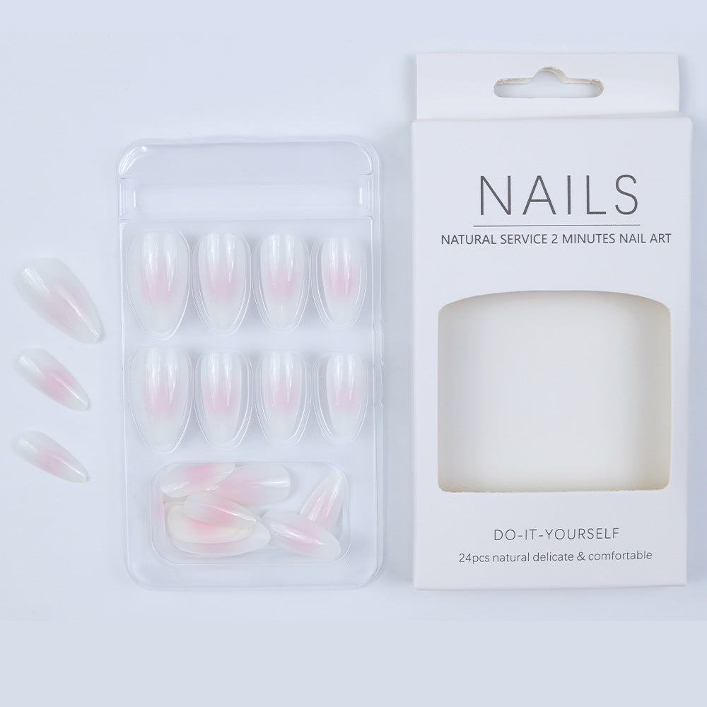 Artificial Nails in Elegant French Style Bowlift