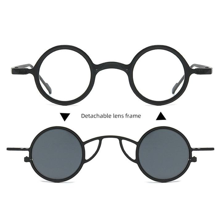 Fashion-Forward Circular Frame Sunglasses Bowlift