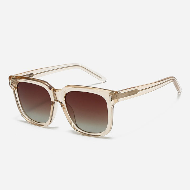 Women’s Stylish Square Sunglasses with Modern, Transparent Frame Bowlift