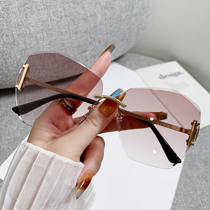 Women futuristic square sunglasses Bowlift
