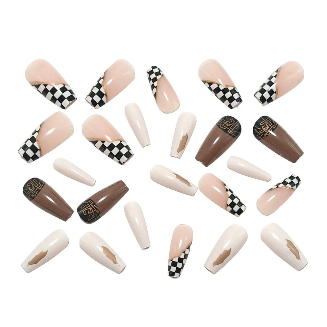 Artful Nail Art with Geometric Motifs Bowlift