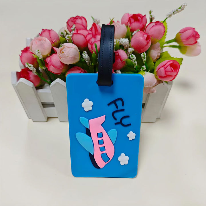 Unisex Luggage Tag with Unique Airplane Design Bowlift