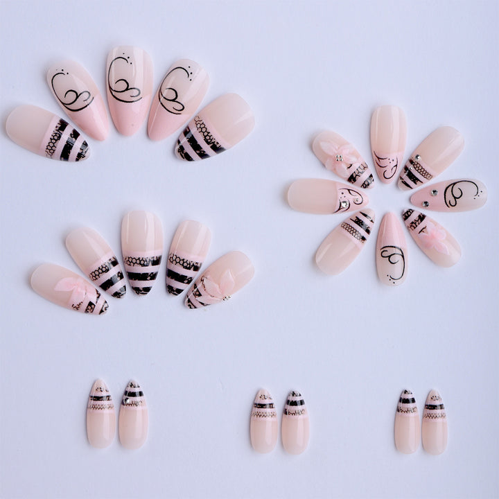 Artistic Themed Press-On Nail Collection Bowlift