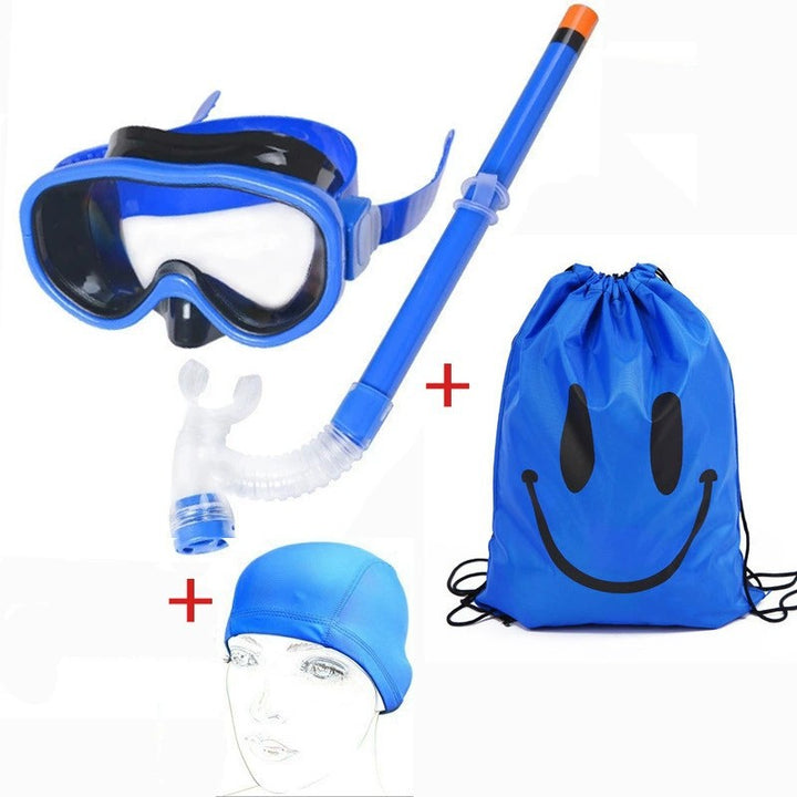 Diving goggles set with breathable snorkel and waterproof backpack Bowlift