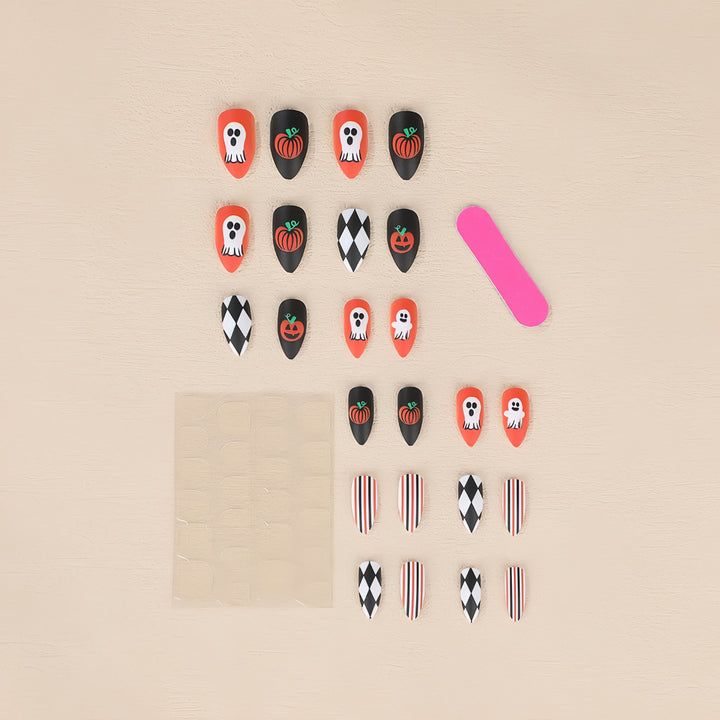 Halloween Theme Artificial Nails Bowlift
