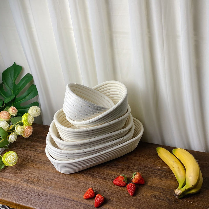 Artisan Woven Bread Proofing Basket Set Bowlift