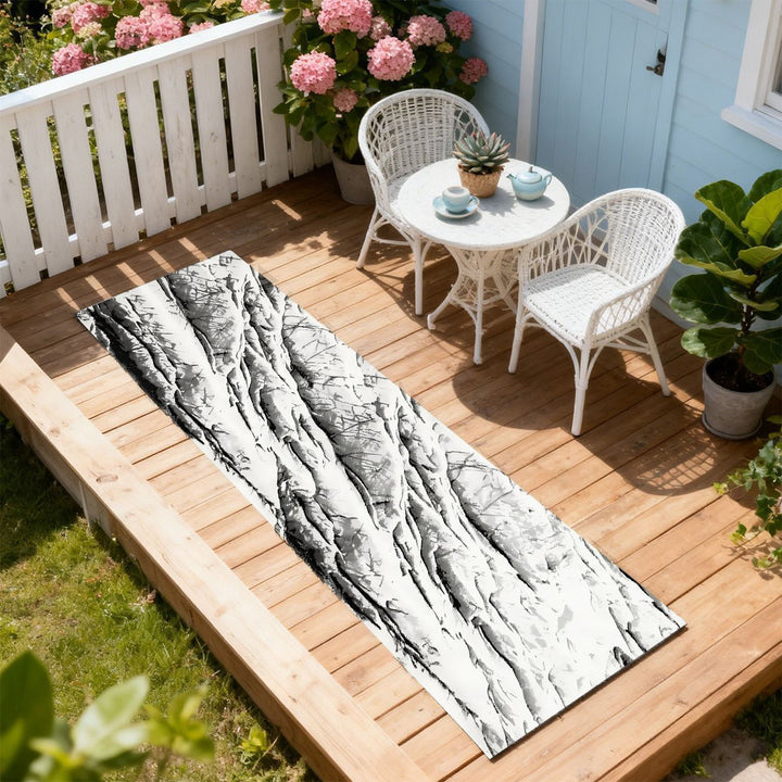 Premium Abstract Texture Outdoor Runner Mat