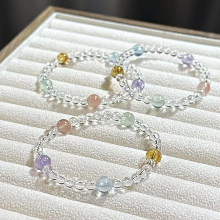 Adjustable Gemstone Stretch Bracelet Bowlift