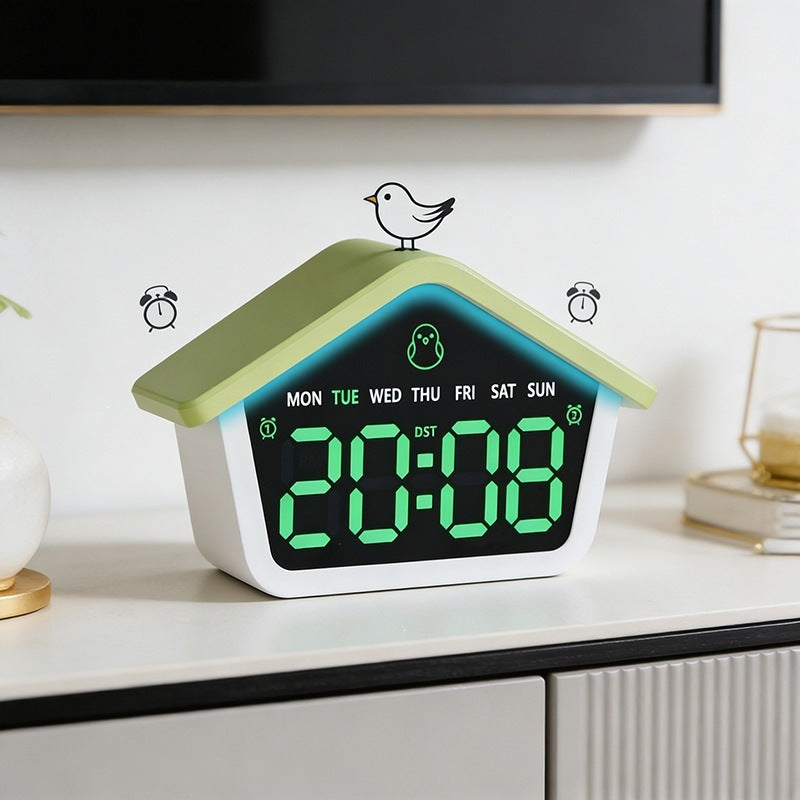Digital Alarm Clock In House Design Bowlift