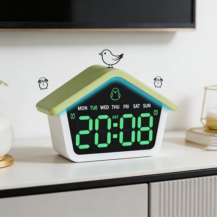 Digital Alarm Clock In House Design Bowlift