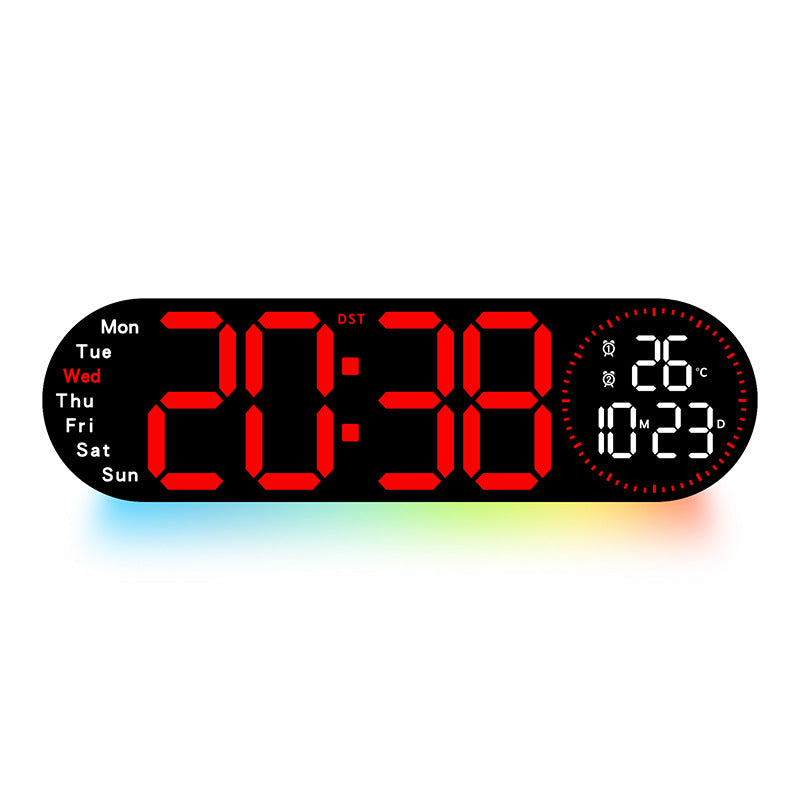 Digital multifunction alarm clock with temperature and weather display Bowlift