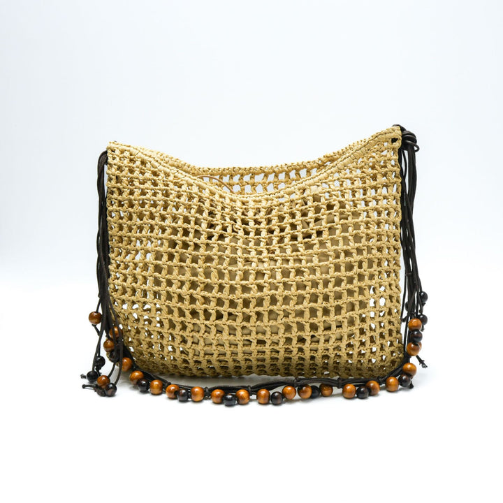 Handwoven shoulder bag with original design Bowlift