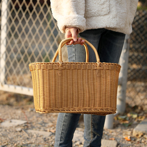 Unisex Large Storage Basket made of Woven Material Bowlift