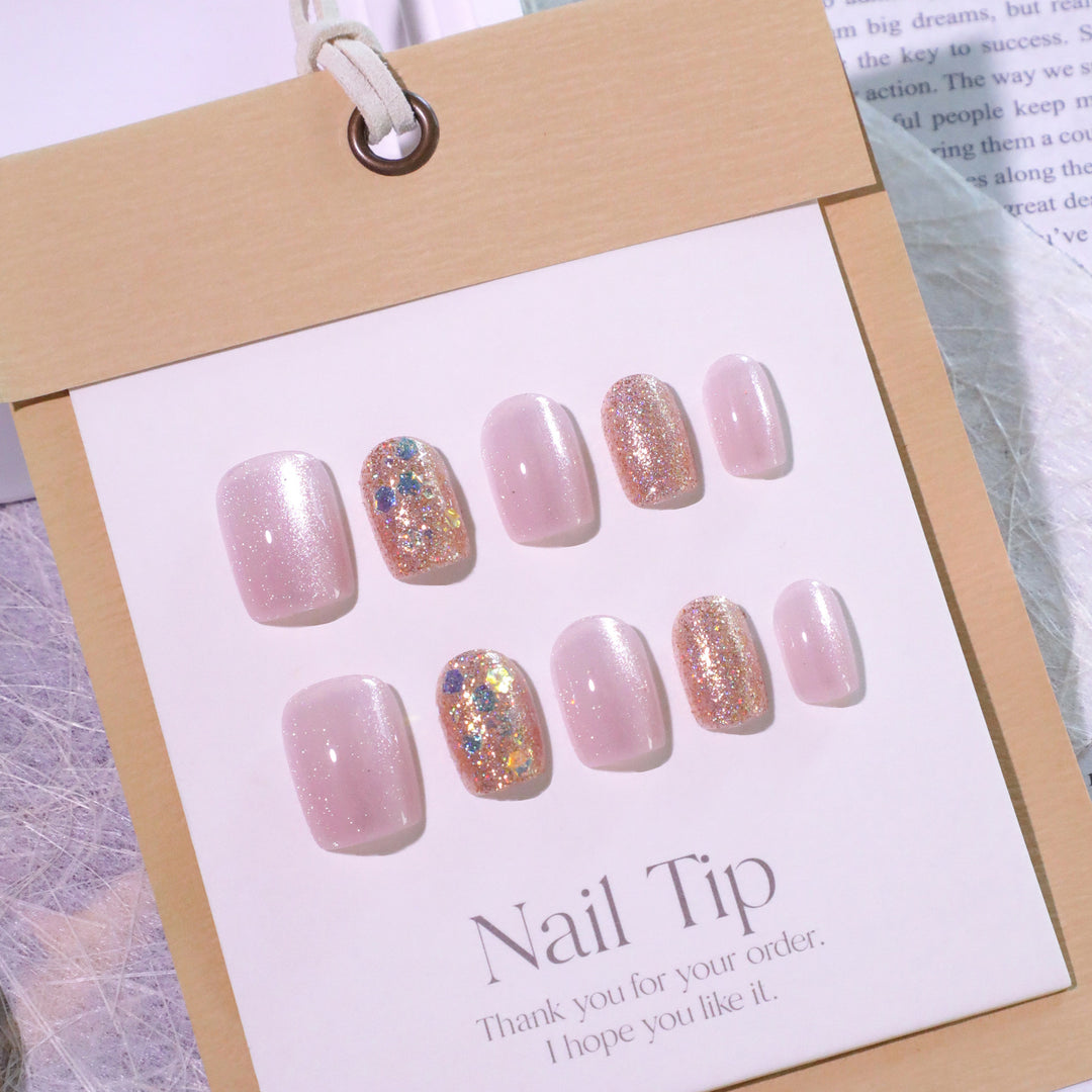 Artistic nail designs with glitter accents Bowlift