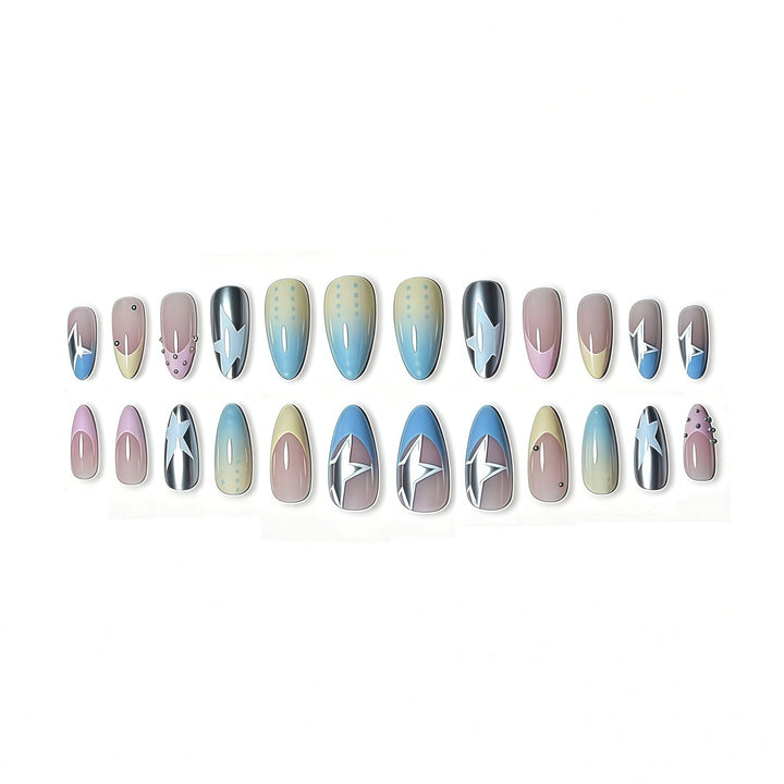 Chic Decorative Press-On Nail Art Bowlift