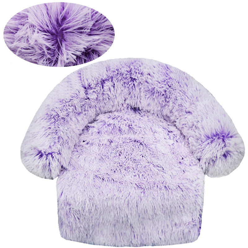 Fluffy Round  Sofa  Dog Bed