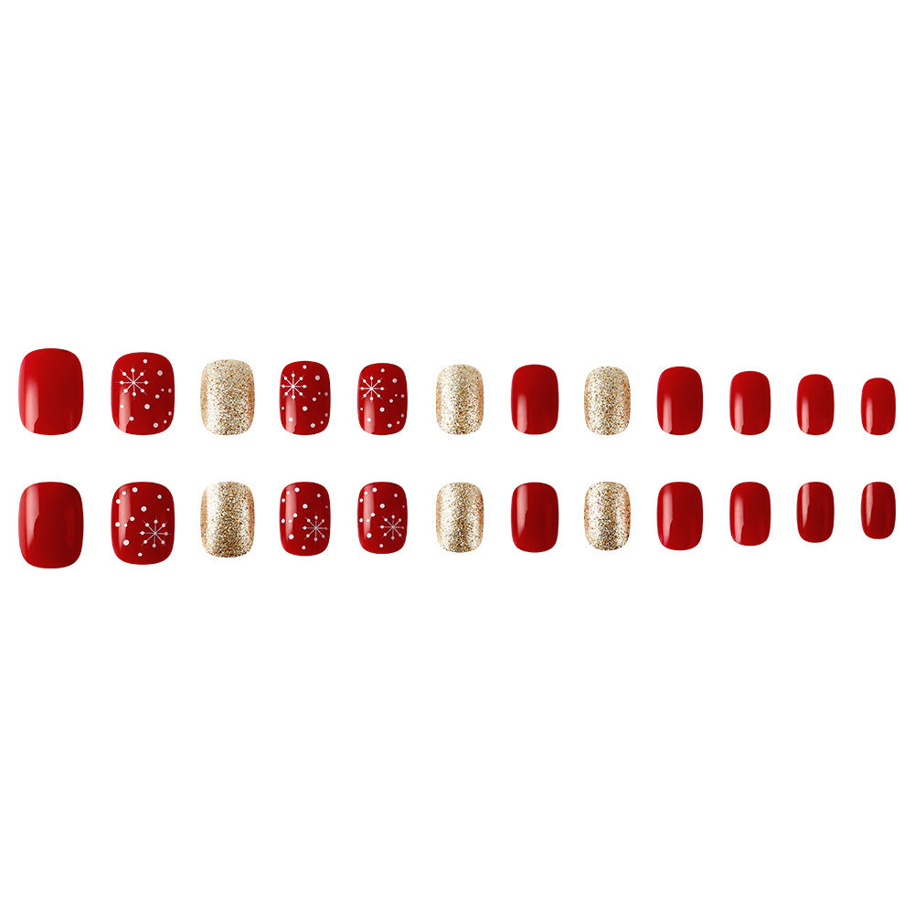 Winter-Themed Gel Nail Art Set Bowlift