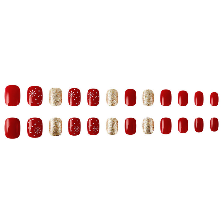Winter-Themed Gel Nail Art Set Bowlift