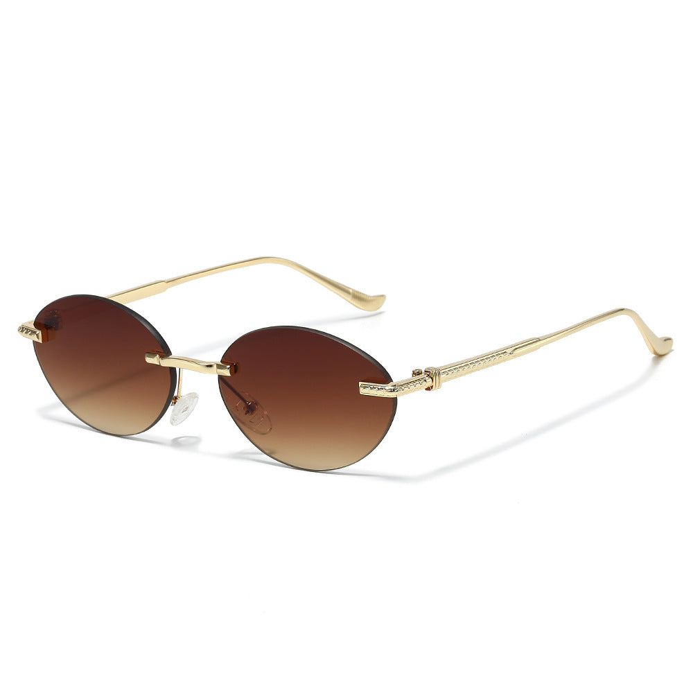 Retro-Inspired Oval Sunglasses Bowlift 1787812325