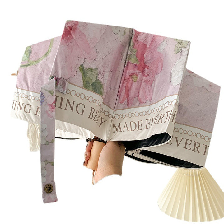 Women Folding Umbrella Bowlift