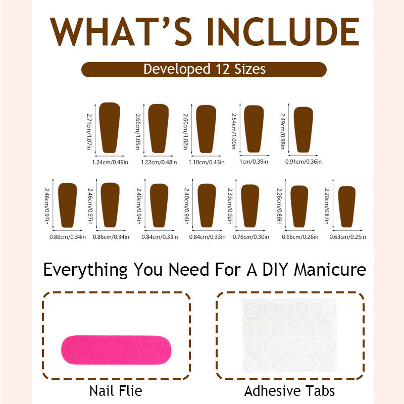 Artificial nail set with elegant animal print and glitter accents Bowlift