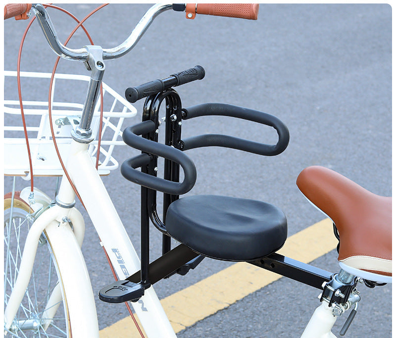 padded detachable child scooter seat with backrest and safety armrests Bowlift