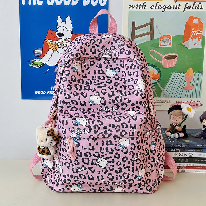 Playful Animal Print Backpack