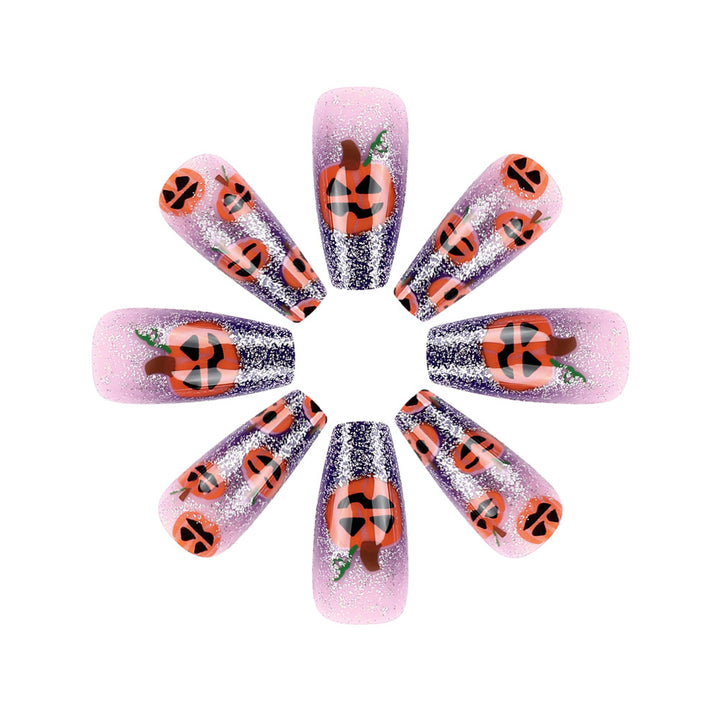 Halloween-Themed Long-Lasting Press-On Nail Art Bowlift