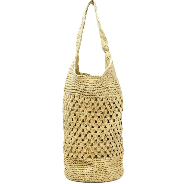 Hand-knotted structure shopping bag Bowlift