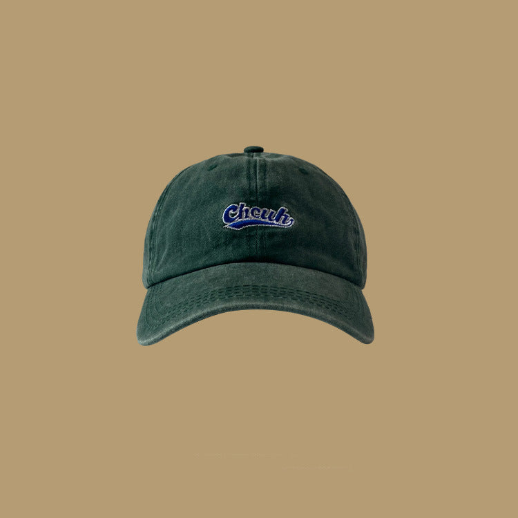 Vintage-Style Adjustable Cotton Cap