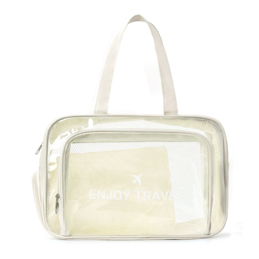 Transparent Travel Bag with Versatile Compartments Bowlift