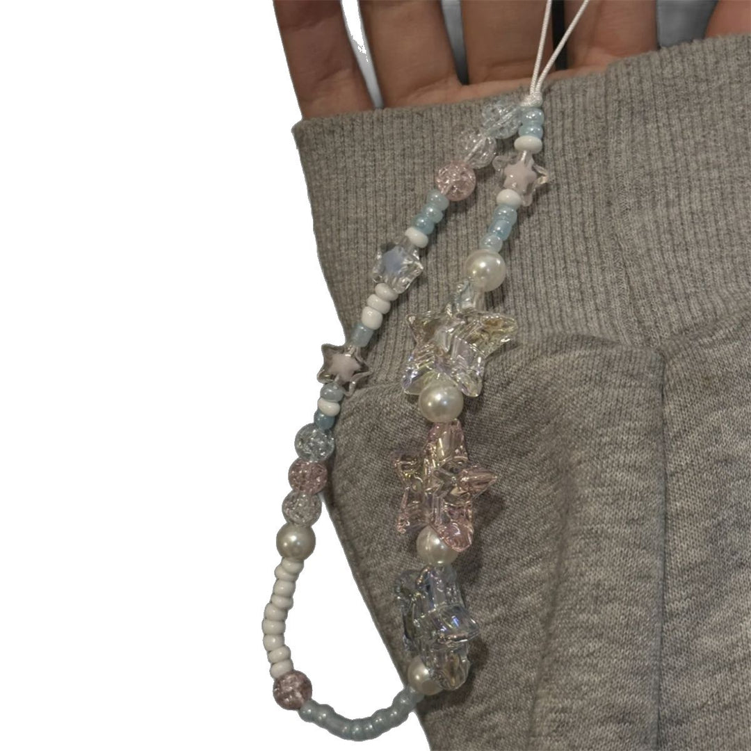 Star-Themed Beaded Necklace Bowlift