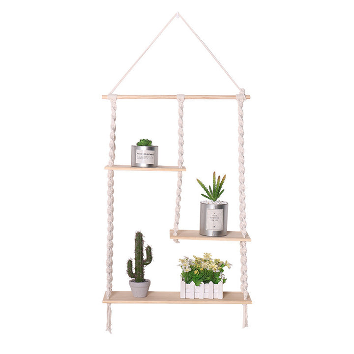 Multi-Tier Hanging Plant Shelf