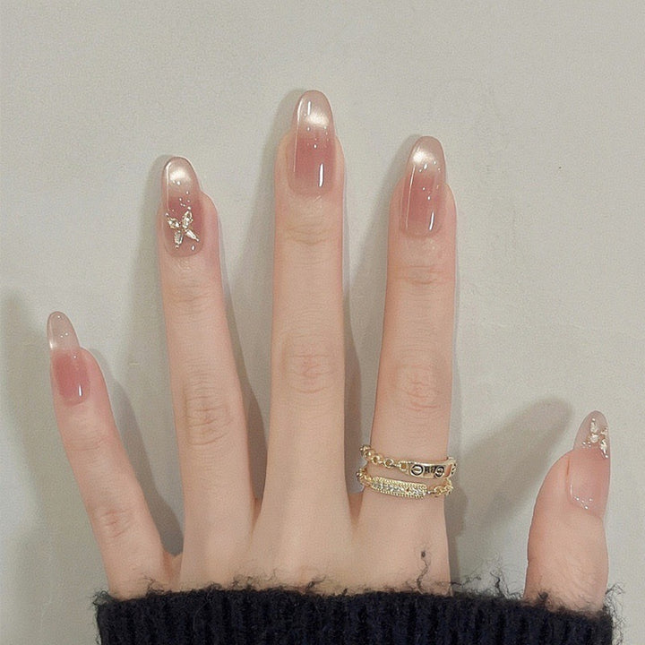 Artistic Nail Design with Decorative Elements Bowlift