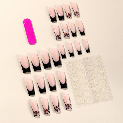 Spider Web Acrylic Nail Art Extensions Bowlift