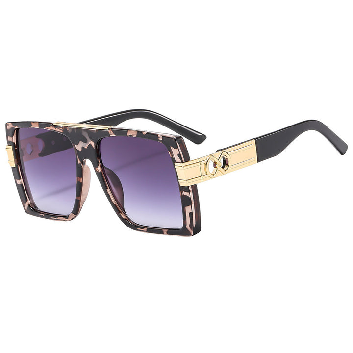 Women's oversized sunglasses with extravagant glitter accents Bowlift