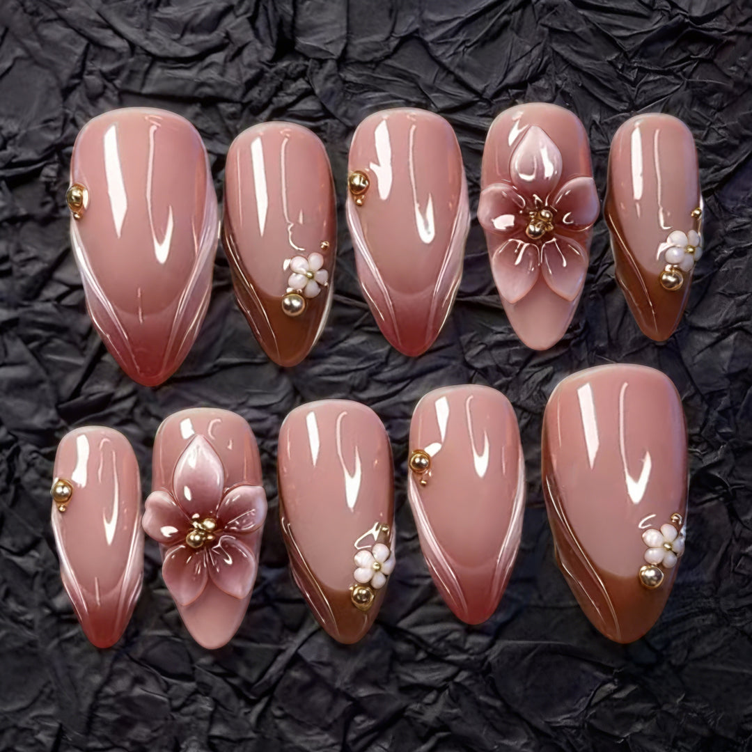 Artistic 3D Nail Tips Bowlift