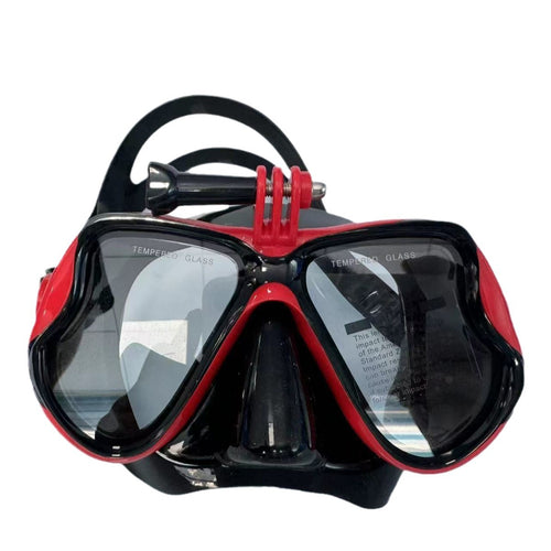 Diving mask with flexible silicone frame and anti-fog technology Bowlift