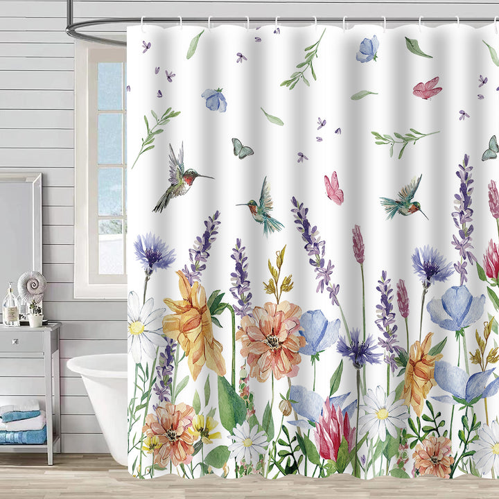 Nature-Inspired Shower Curtain Bowlift