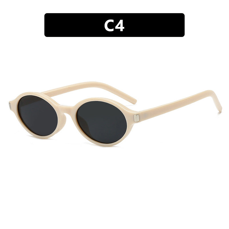 Women's elegant round sunglasses with modern frame Bowlift