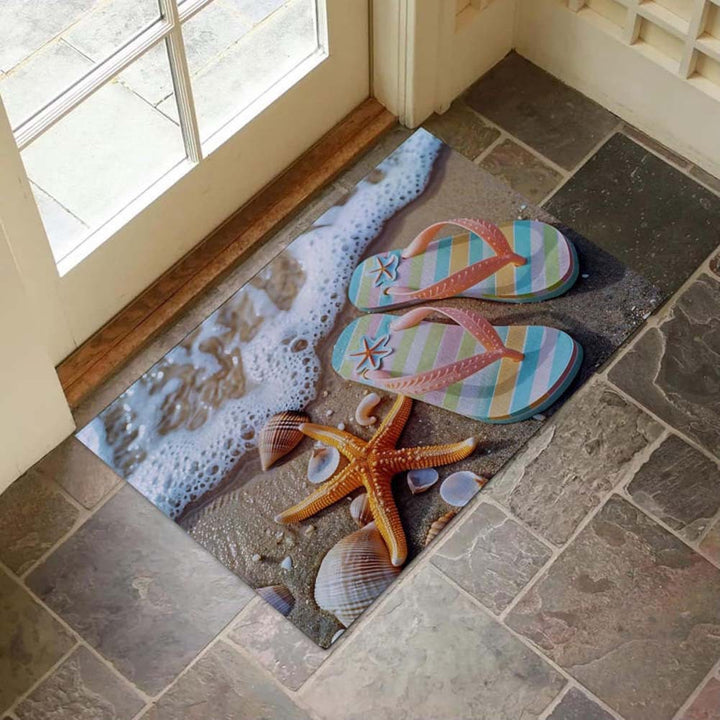 3D Geographical Design Floor Mat Bowlift